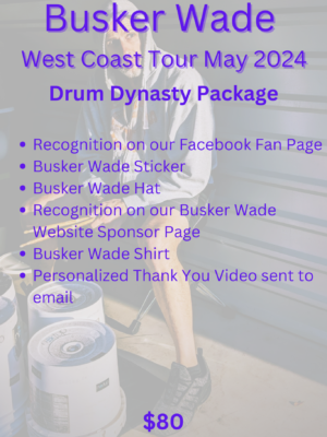 Busker Wade West Coast Tour May 2024